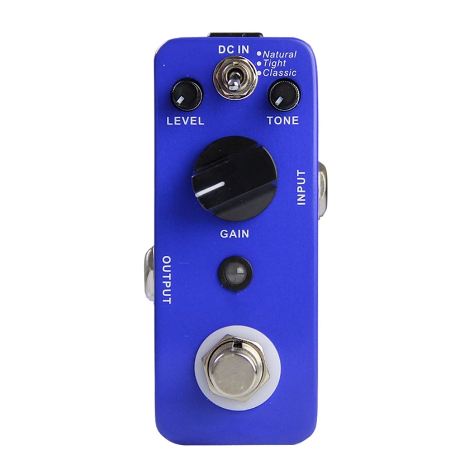 Pedale per Chitarra di modulazione Distortion Guitar Effect Pedal High-Gain 3 modalità True Bypass Metal Shell Guitar Pedal