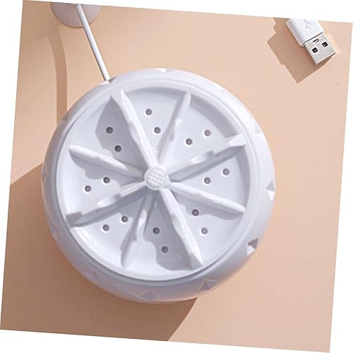 Miniatura 5 de Mini lavadora portátil de 2 piezas con ventosa de alimentación USB para casa rv universidad y limpieza para telas delicadas como calcetines y ropa