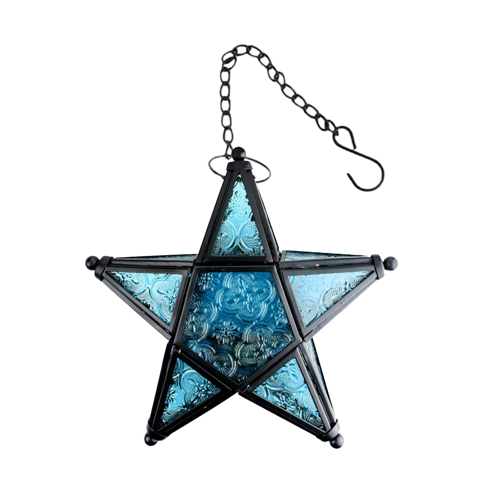 Lerpwige Unique Iron Star Shape Holders Hanging Design for Home Decor Sturdy Metal Perfect Wall Decor Iron Holders