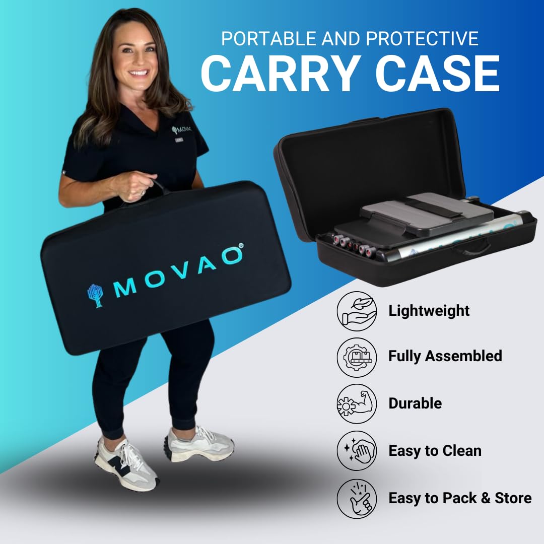 MOVAO Mini In-Bed Leg Press for Knee and Hip Replacement, ACL MCL or PCL Surgery Recovery Increasing Muscle Strength Exercising Physical Therapy Affordable & Portable (MCV345)