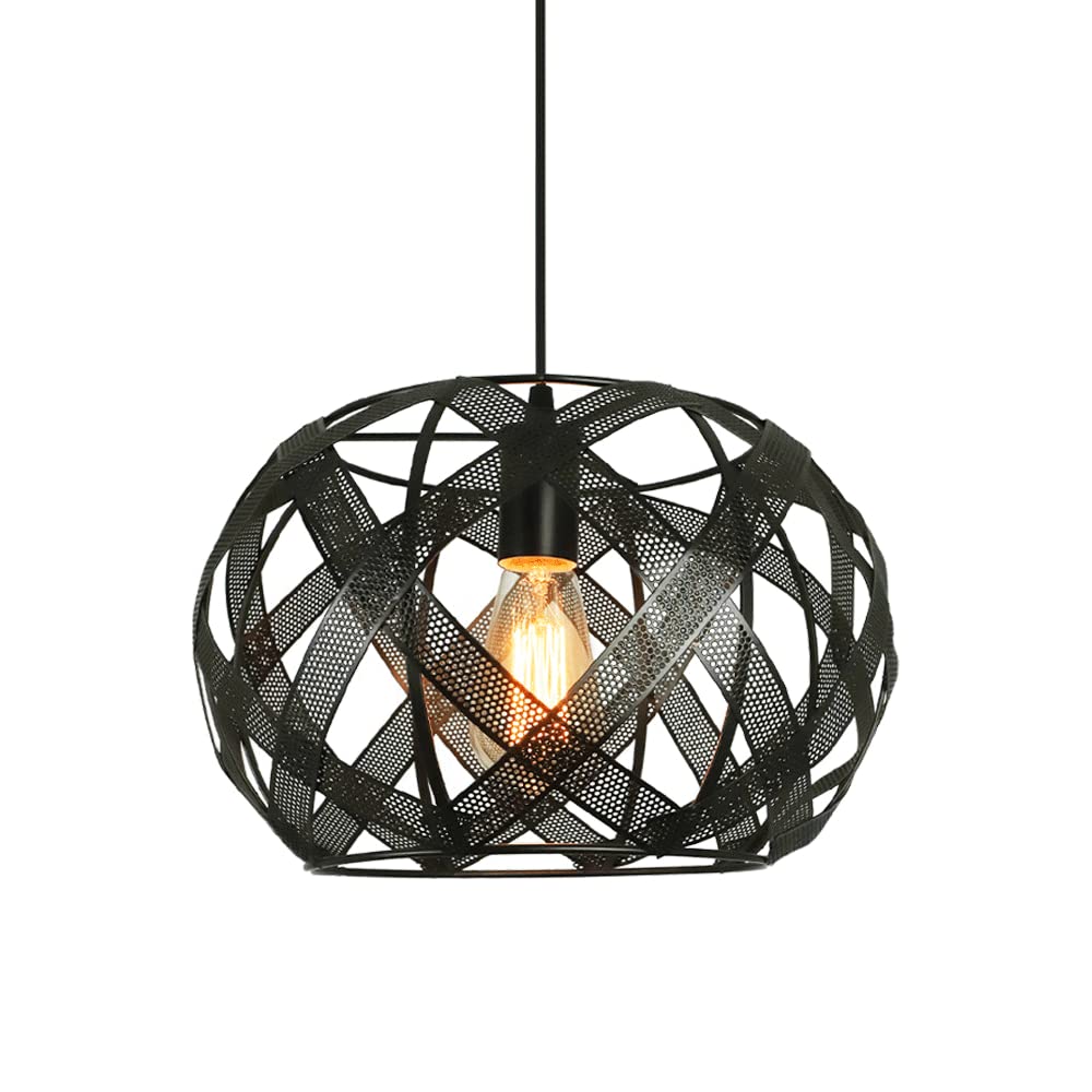 Lámpara Colgante de Araña Estilo Retro Industrial de 32 cm en Hierro