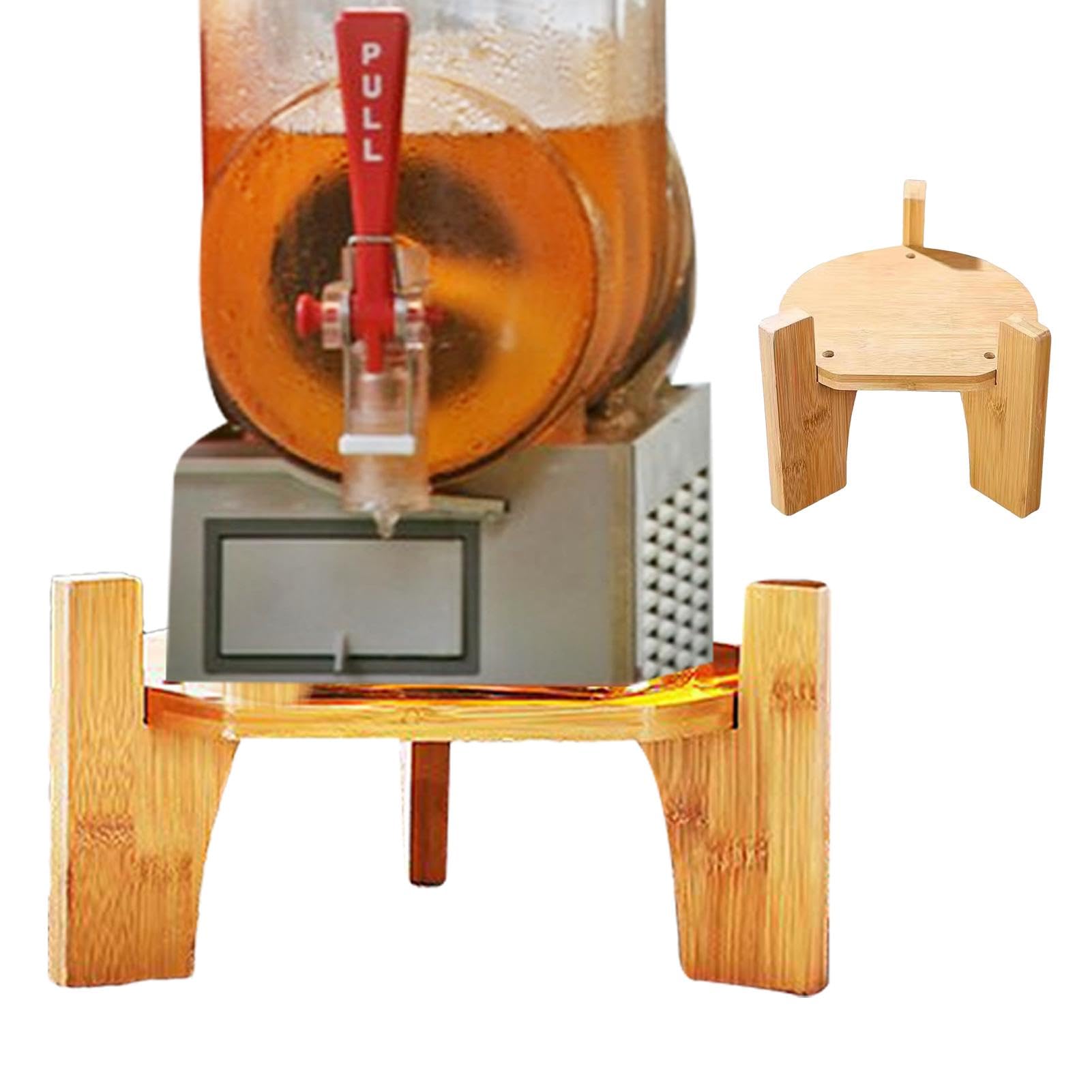 Supporto per dispenser per bevande, supporto per dispenser per bevande | Supporto per dispenser di bevande in legno - Supporto per brocca d'acqua Supporto per bottiglia Supporto per bottiglia d'acqua