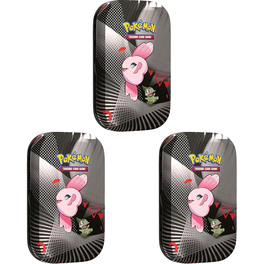 Pokemon TCG Unova Mini Tin - Assorted Displays EN Mini Tin Collectible Cards Pack of 3