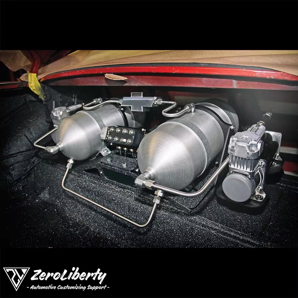 Amazon.co.jp: シームレス エアタンク アルミ製 5ポート 200psi