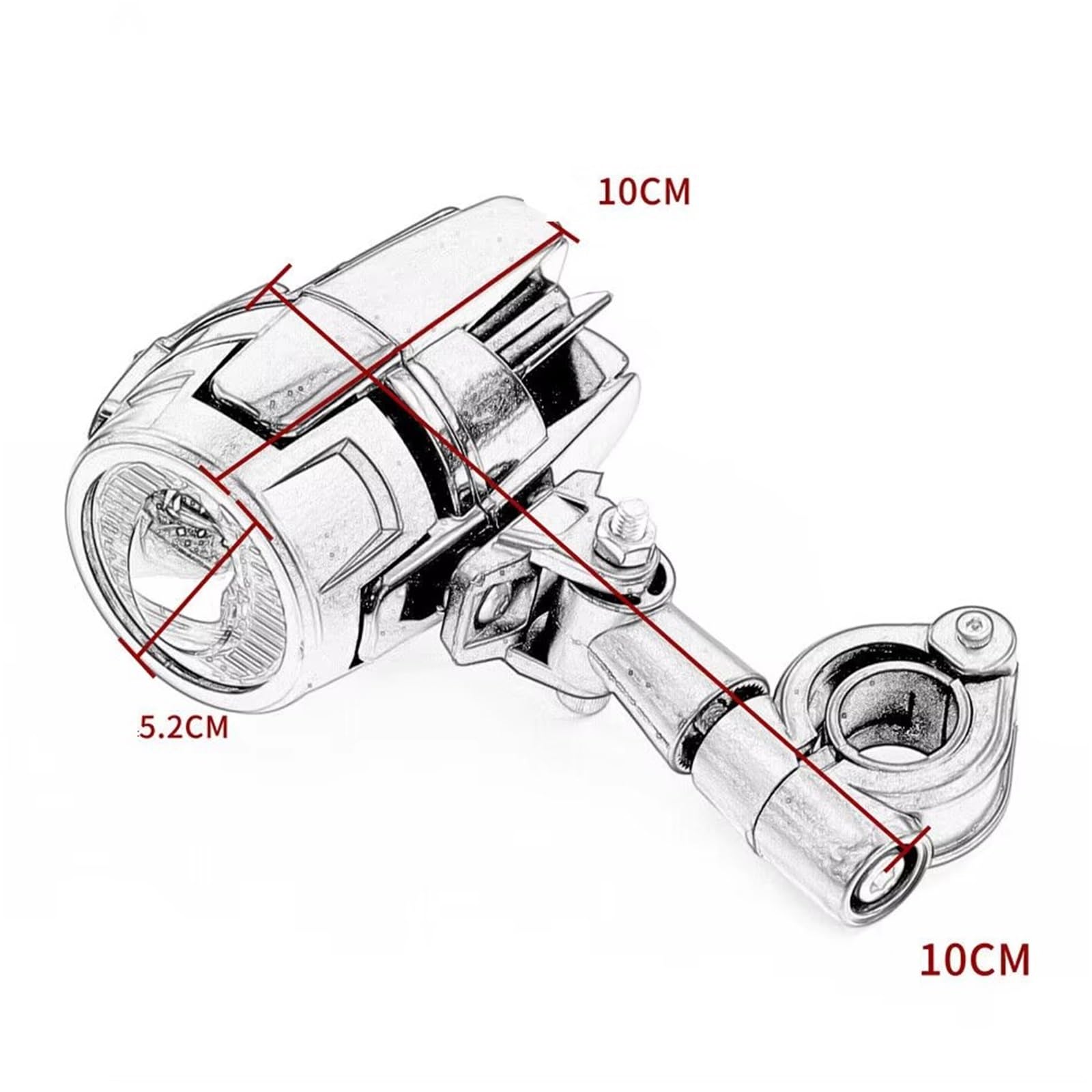 Faro Anteriore per Moto per CRF 1100 L per CRF1100L per L'Africa per Twin Moto Fendinebbia Kit Luci di Guida Ausiliarie A LED