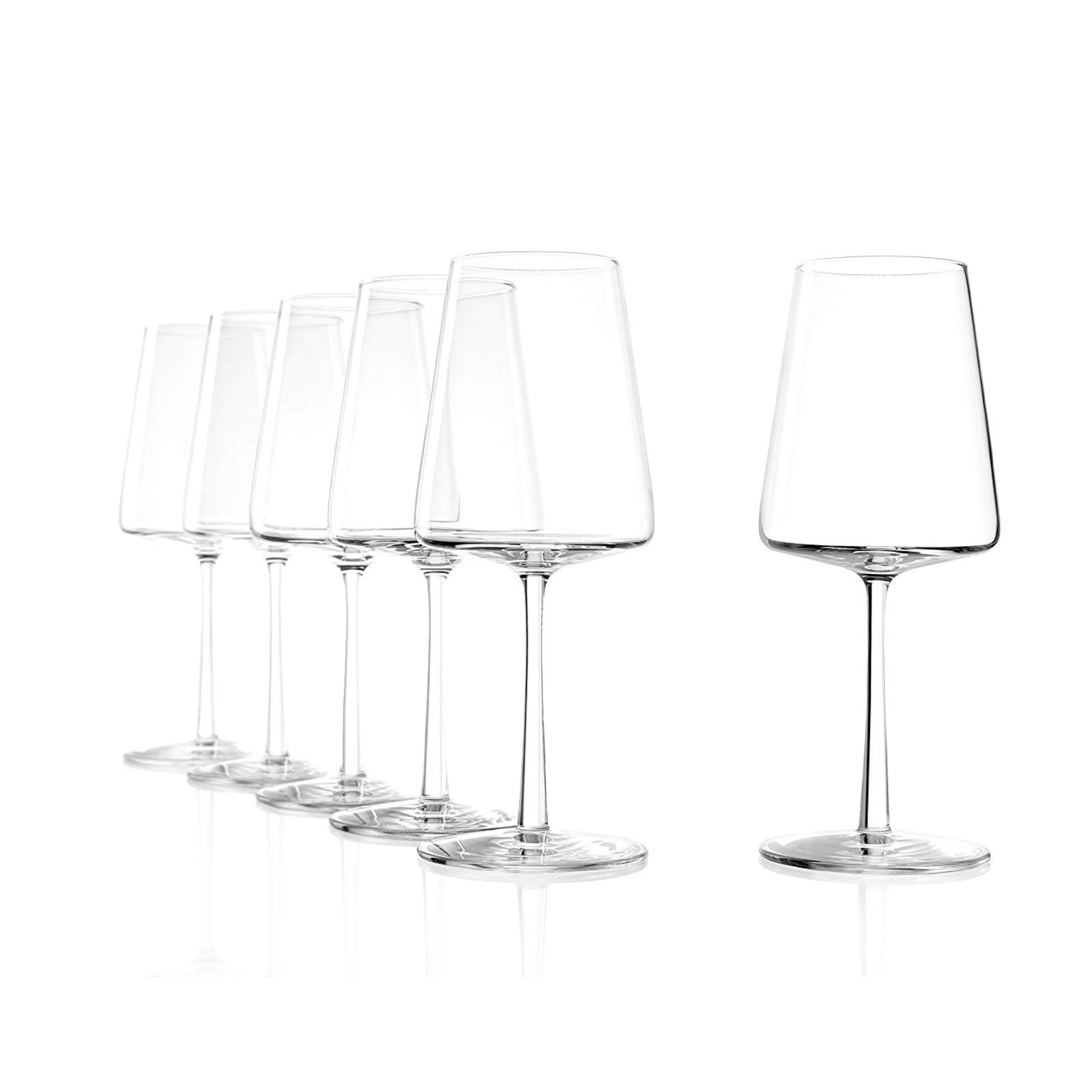 Stölzle Lausitz Weißweingläser Power 404ml 6er Set, mit Eichmarke 0,2l,ideal für Gastronomie, Catering und Hotels