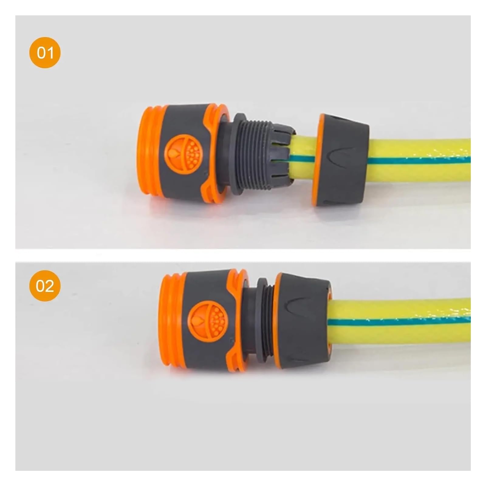 1-30 pezzi connettore rapido for tubo da giardino, prolunga for rubinetto, giunto di collegamento, raccordo for irrigazione for pistola ad acqua(B -6 points,20Pcs)
