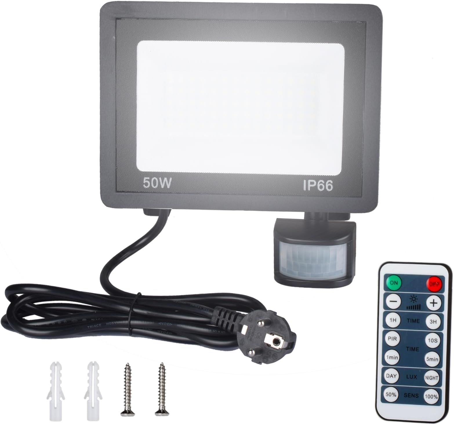 MXTIMWAN | Projecteur LED Extérieur 10W - 6500K Blanc Froid - IP66 Etanche Eclairage Exterieur