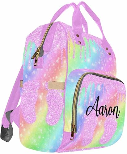 Miniatura 3 de Bolsa de pañales personalizada, mochila de pañales casual, mochila de bebé para mamá, Multi 09, talla única , Mochilas Daypack