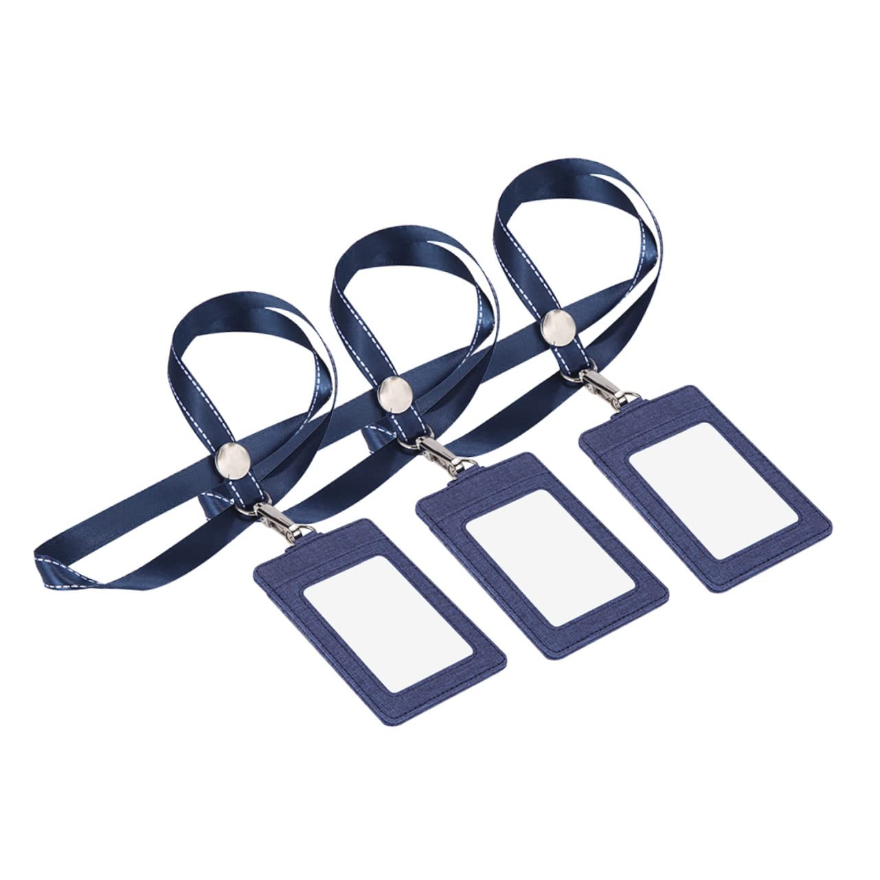 SHINEOFI 9stücke Teiliges Pu Badge Holder Mit Abnehmbarem Lanyard Wasserdichtes Kartenetui Für Ausweise Buskarten Und Kreditkarten Für Mitarbeiter Studenten Und Veranstaltungen