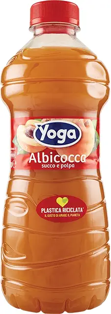 Succo Yoga con Polpa di Albicocca - 1 Litro - Bevanda Frutta Fresca