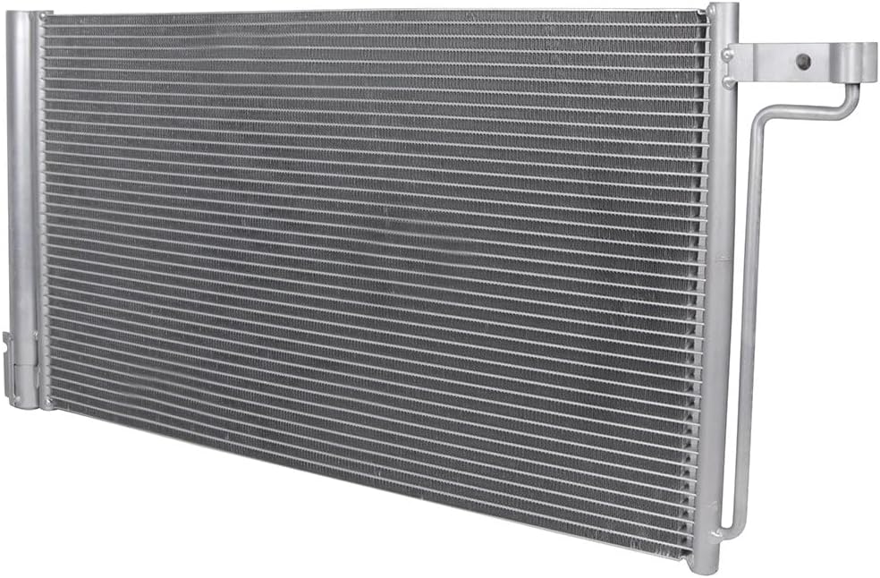 SCITOO Auto Radiator *1 & Condenser *1 Replacement Compatible with 2015-2018 for Ford for Focus 2.0L, Auto Radiator + Condenser Replacement