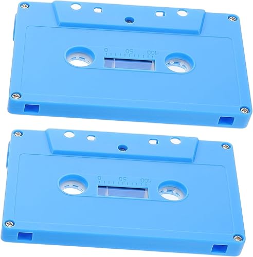 SUPVOX Cajas de cinta de casete retro para decoración de sala de música, accesorios de fotos, 2 uds