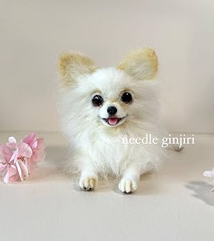 羊毛フェルト　ちわわ Amazon | 羊毛フェルト ふせをするチワワ | 羊毛フェルト 通販