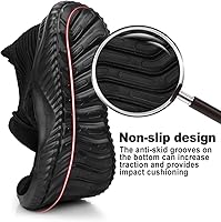 Vista 4 de Feethit - Tenis de caminar antideslizantes para hombre, ligeros, transpirables, cómodos y de moda