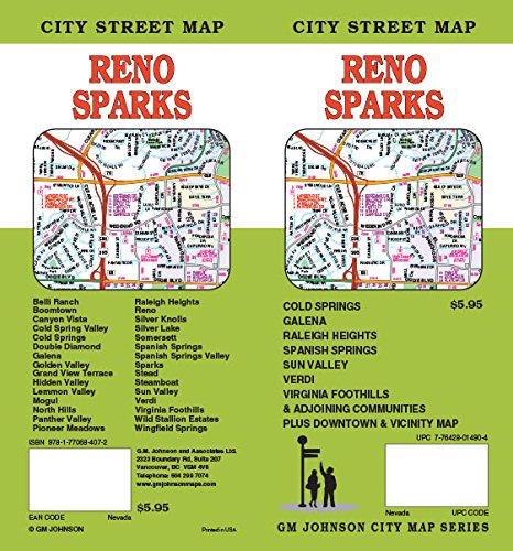 Reno / Sparks NV Street Map