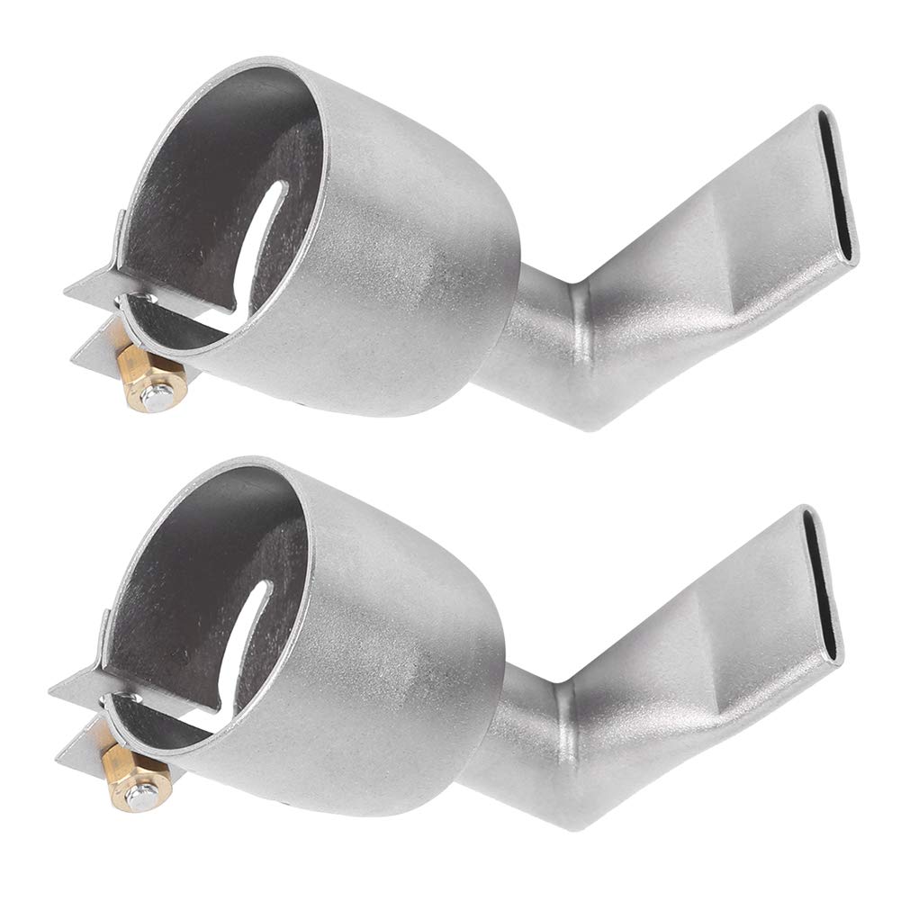 2 Sztuk 20mm 90 Stopni Kątowa Dysza Spawalnicza Hot Wiatrówka Dysza Spawalnicza Akcesoria Leister 40mm Dysza 90 11 * 10 * 5
