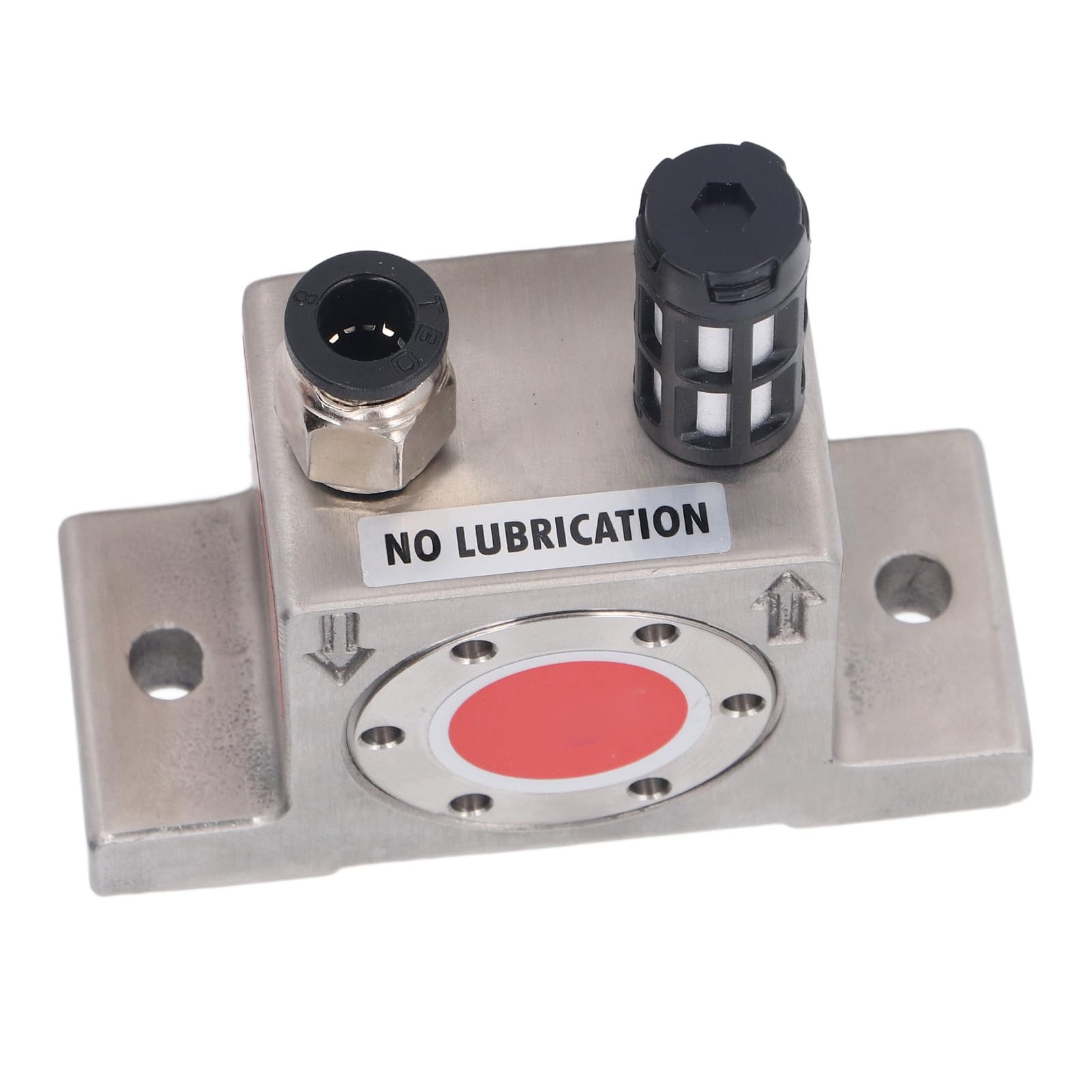 Vibratore Pneumatico in Acciaio Inossidabile, Vibratore a Turbina, Vibratore a Turbina, Vibratore Industriale con Filettatura G1/8 Pollici, Silenziatore e Connettore per Tubo
