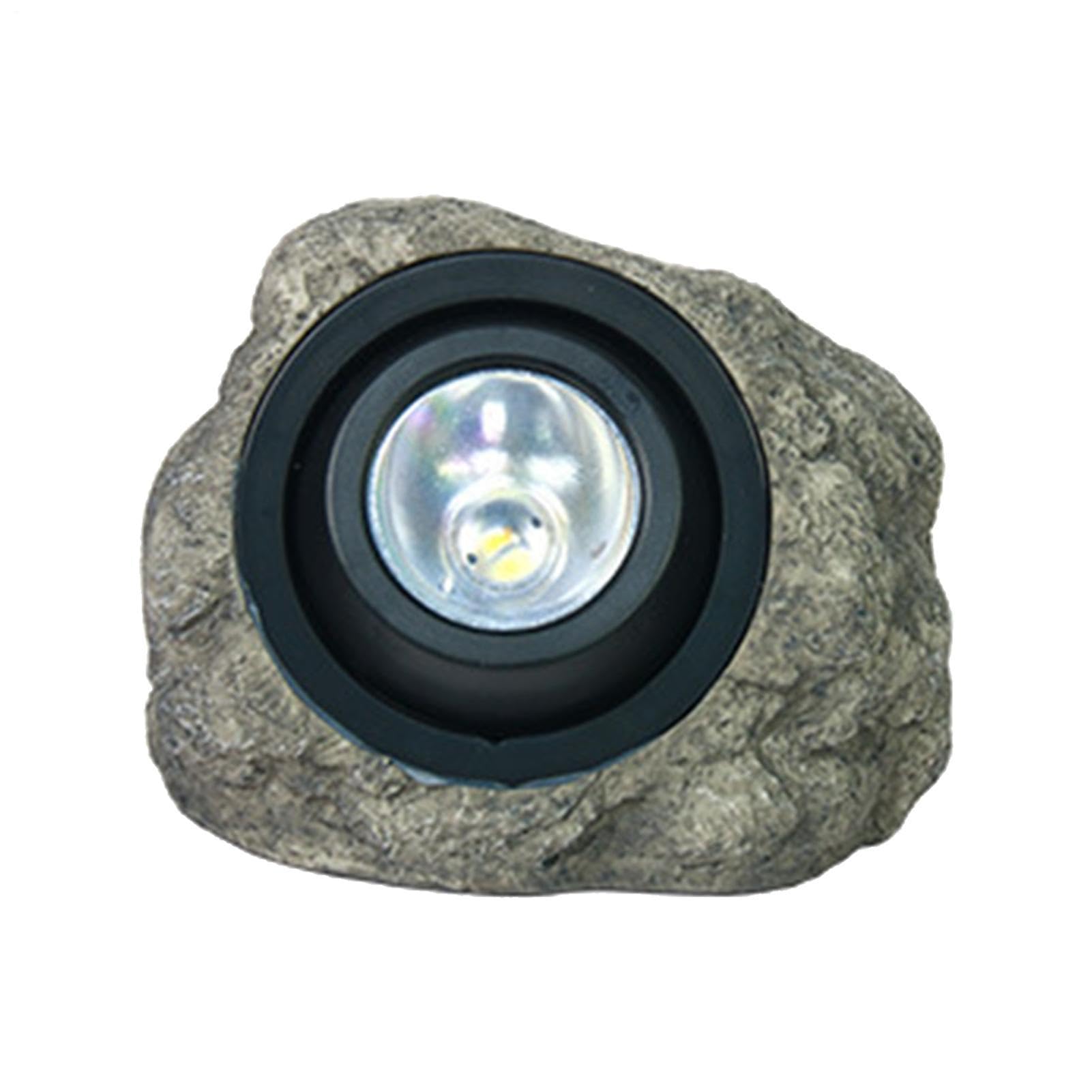 hikiau Solar Rock Lights Warm Light Garden Landscape Lighting