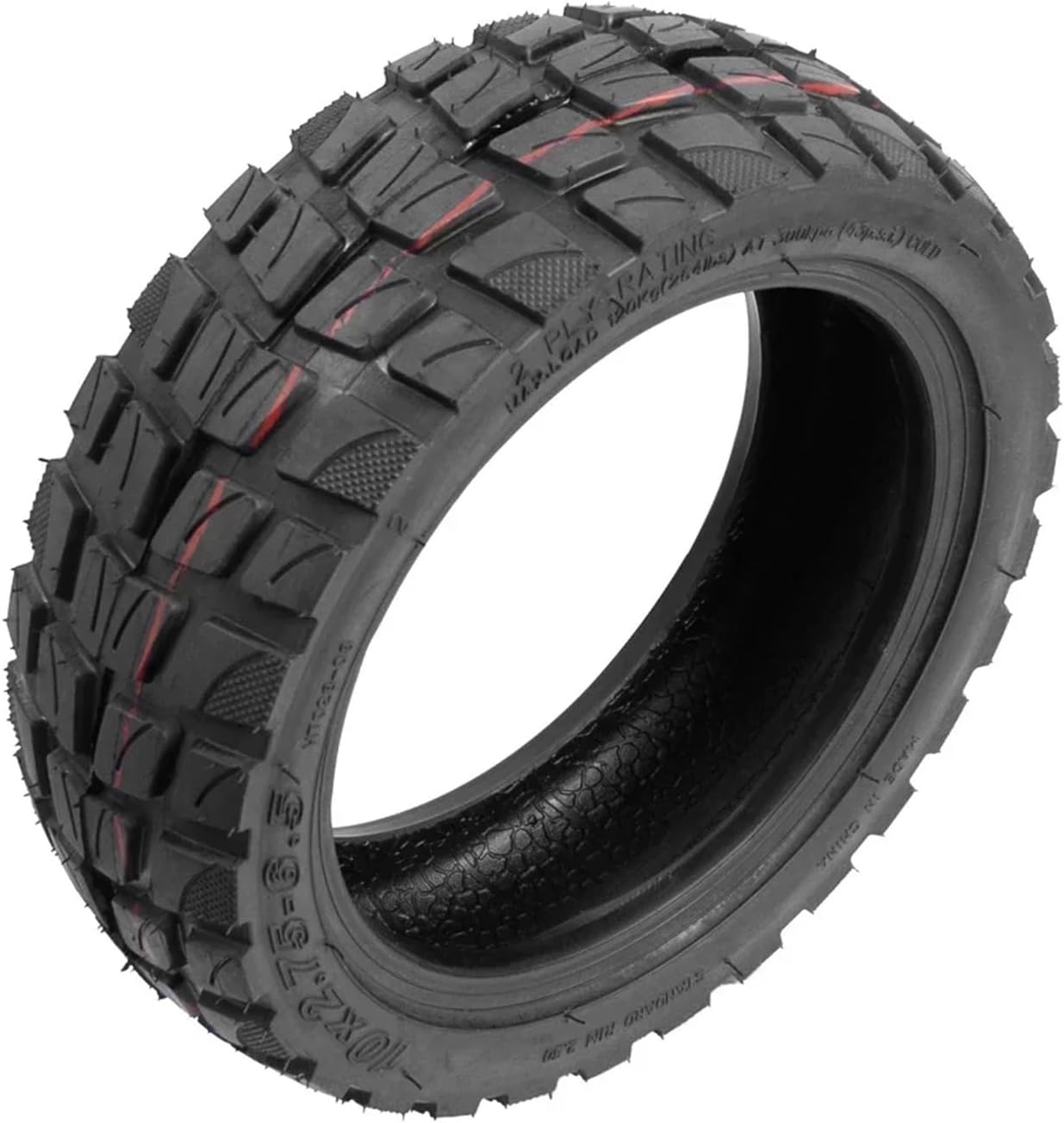 10x2.75-6.5 Outer Tire,Compatible for Speedway 5 Dualtron 3 Electric Scooter 10 Inch 10 * 2.75-6.5 Tubeless Off-Road Tire Parts