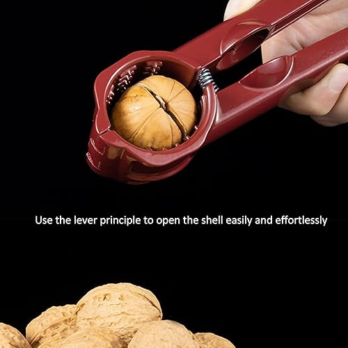 Miniatura 9 de Herramienta de cascanueces de nuez, abridor de nueces multifuncional, cortador divisor de nueces, para todas las nueces, avellanas, almendras,