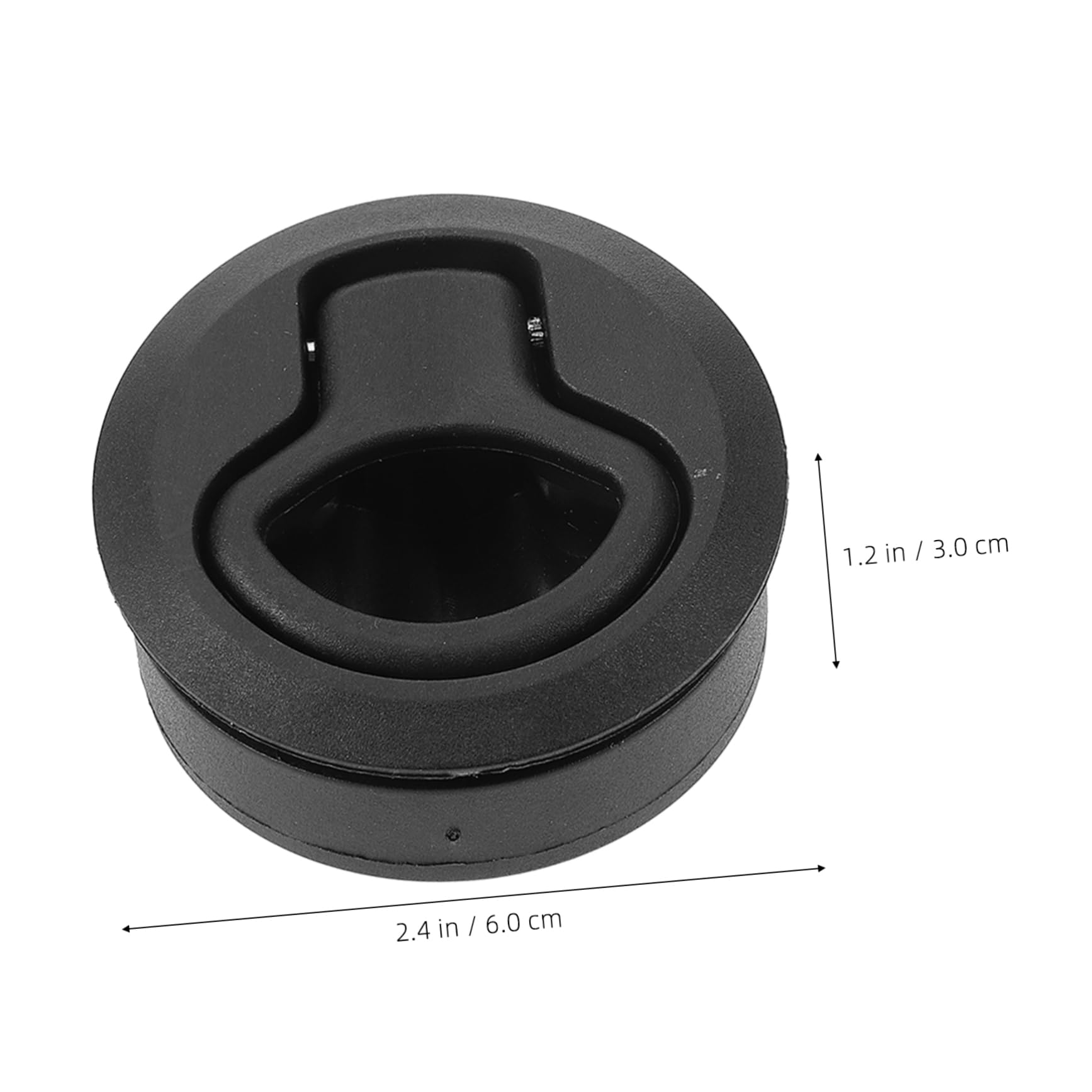 Holibanna 4Pcs Boat Hatch Latch Flush Handle Latch Hardware for Rv Cabinet Doors Easy Installation Versatile Use for Boat Cabinets Durable and Secure Cabinet Pulls