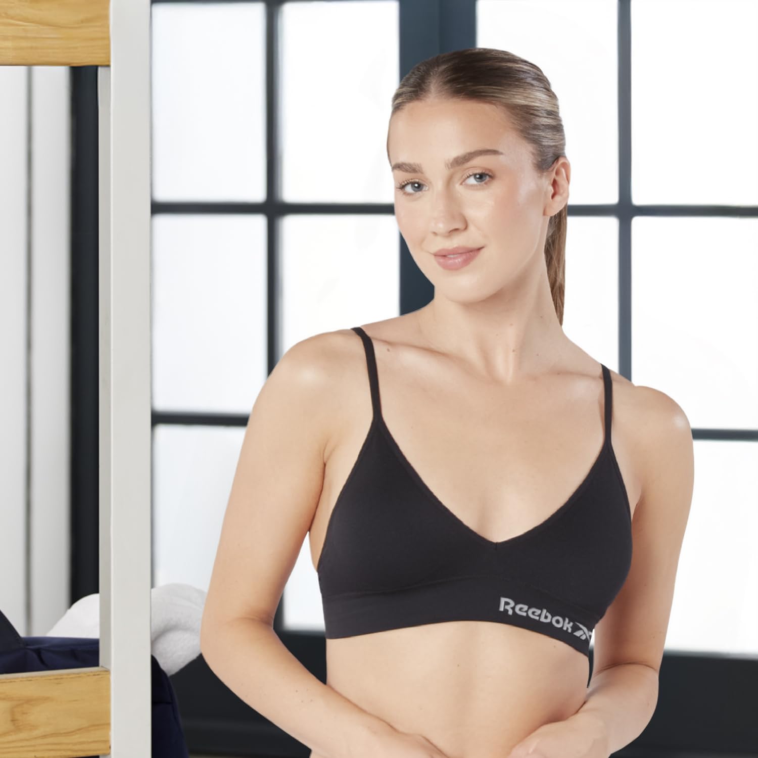 Reebok Justine Sujetador sin Costuras Mujer (Pack de 1)