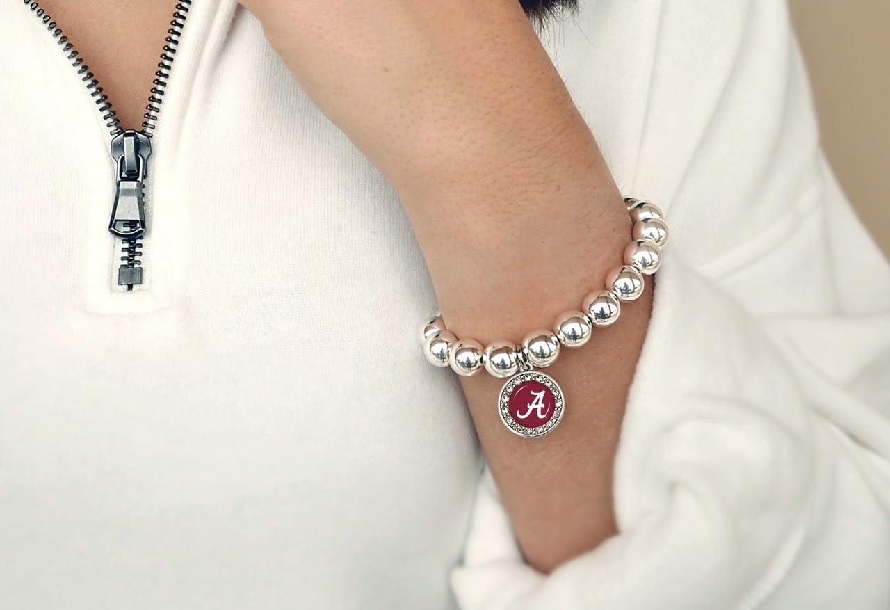 Alabama Crimson Tide Abby Stretch Bracelet Jewelry Gift Licensed UA