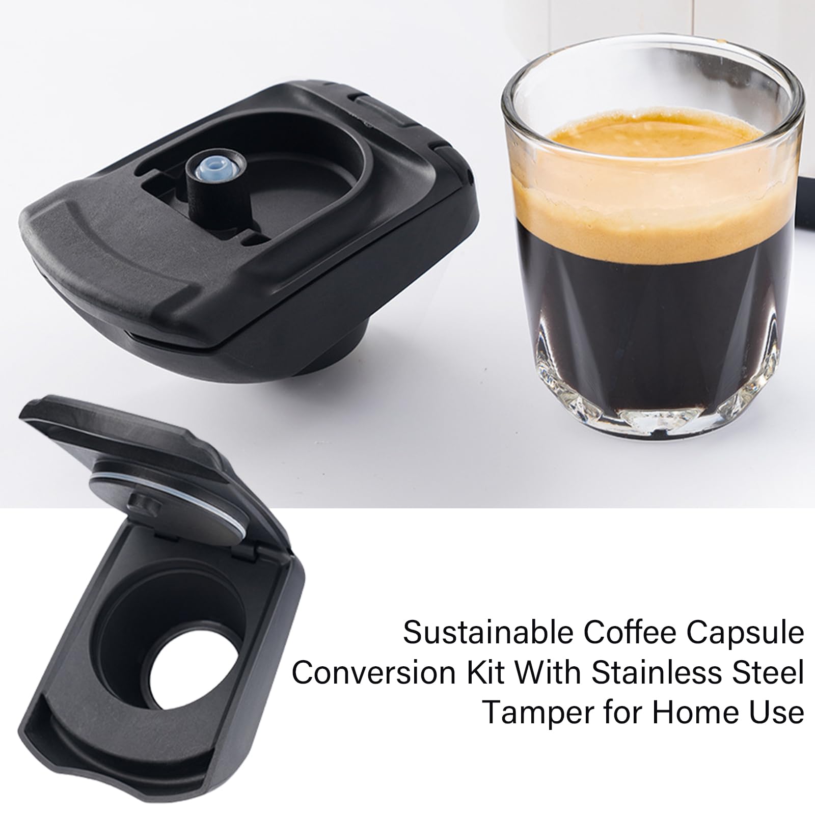 Innovativer Kaffeetablett Pads Konverterhalter Praktischer Hochwertige Textur Für Pads Büro Kaffeezubehör