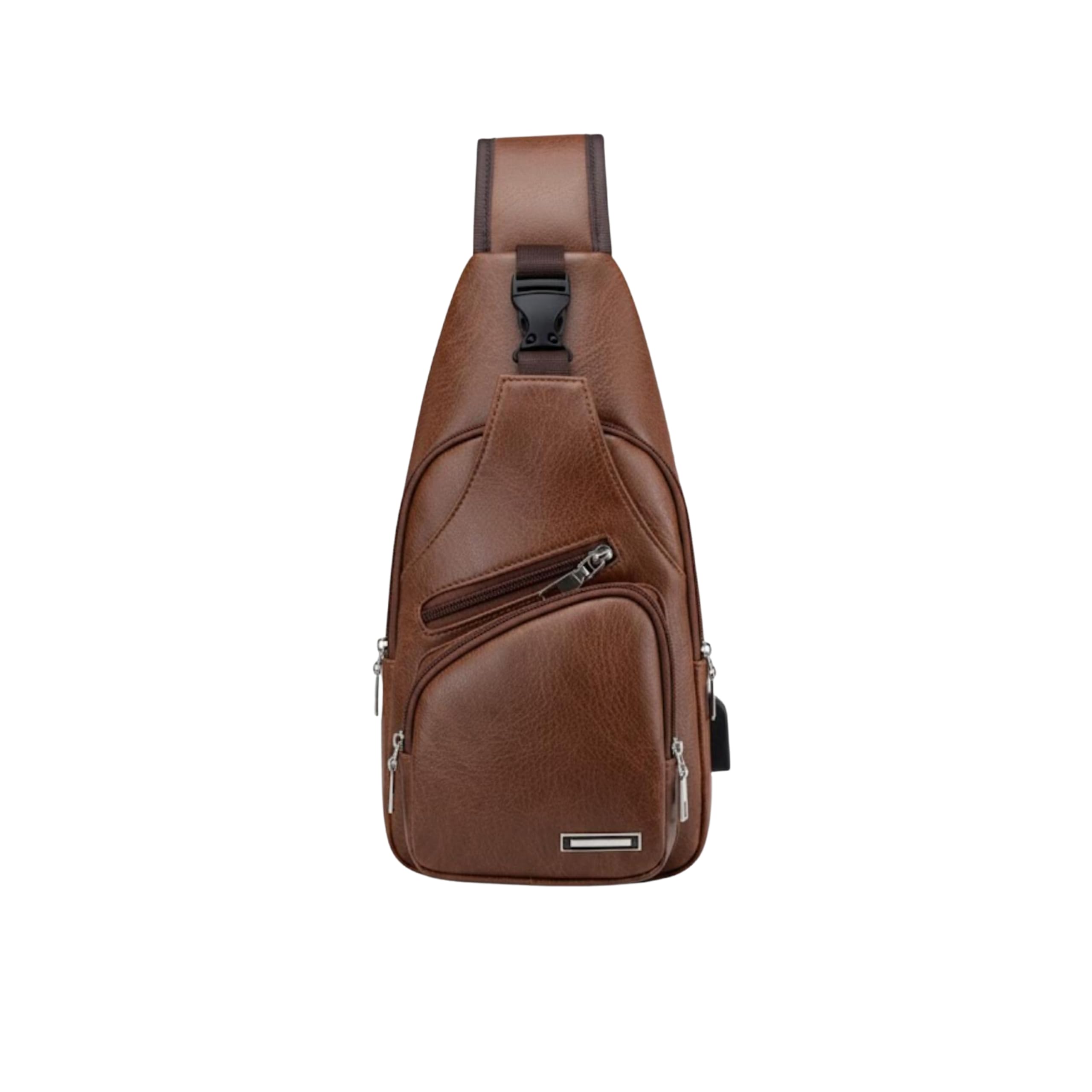 Photo 1 of Sling Bag for Men, Crossbody Chest Bag with Multiple Zipper Pockets, Stylish Travel & Casual Shoulder Backpack