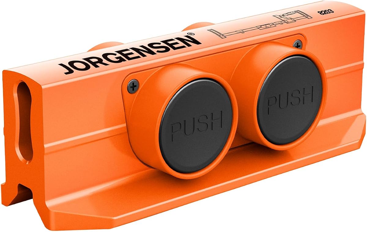 Jorgensen Parallel Clamp Extender, Heavy-Duty Aluminum Connector | 2200LBS Strength, Quick Tool-Free Lock, Extend Clamping Range for Cabinet Master Clamps Woodworking and Cabinets