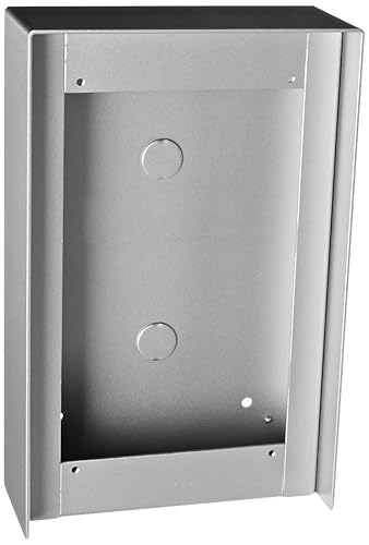AIPHONE Corporation gt-102hb con capucha Surface Mount Box para serie GT, 1x 2estaciones de entrada, aluminio Coated por metal pintura