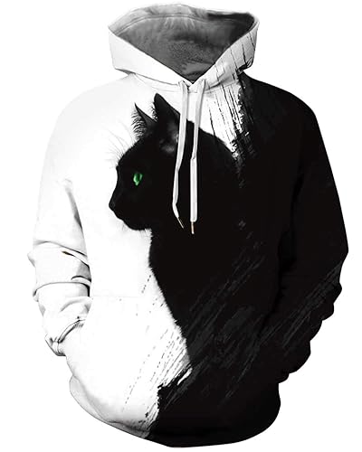 OWMMIZ Men Women Unisex Hoodies Novelty 3D Print Graphic Hooded