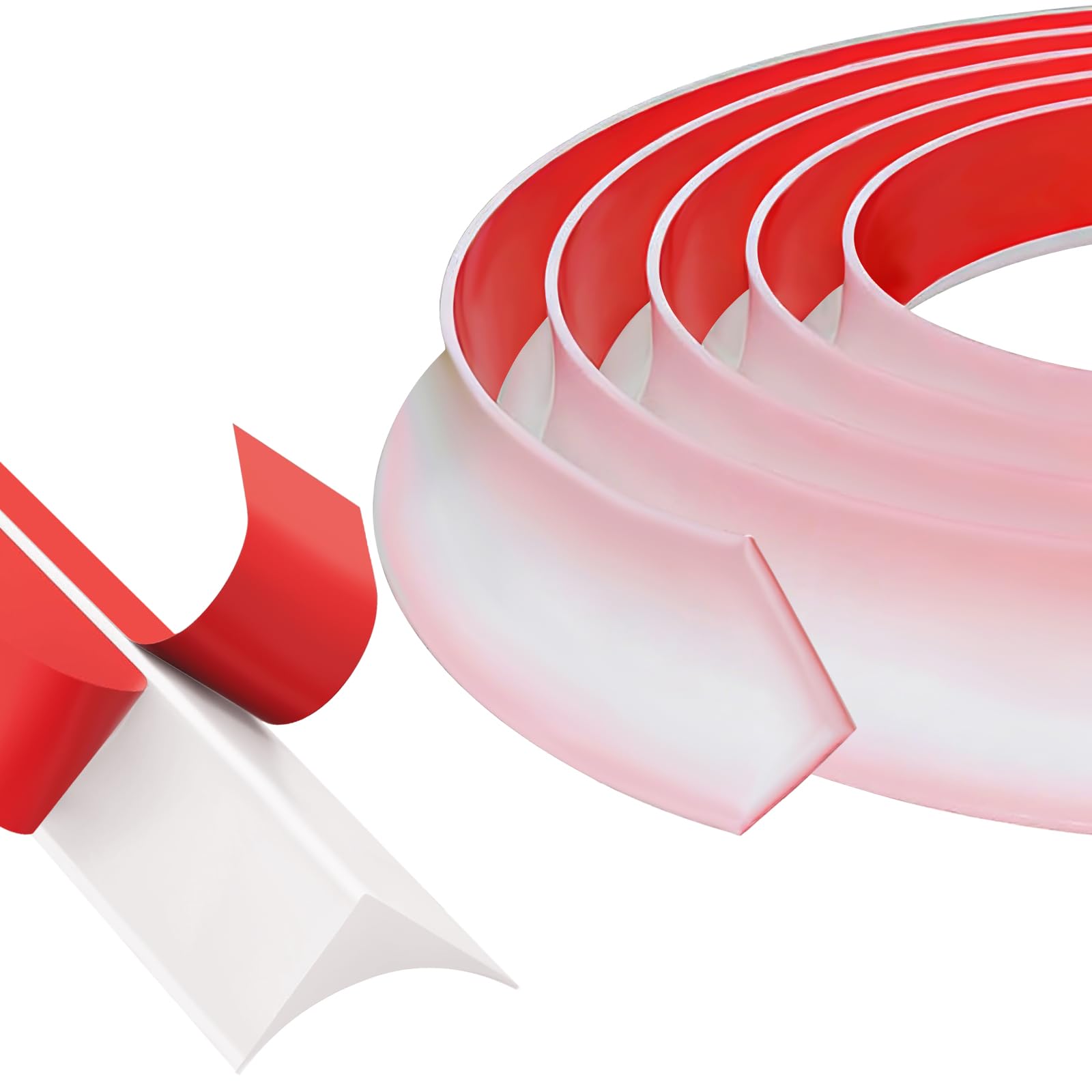 WENXINWIN 1.5m 20×15mm Self-Adhesive Silicone Ceiling Coving Corner Trim