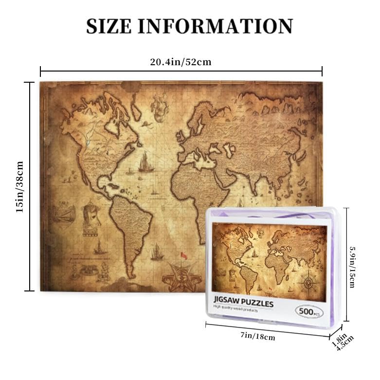 ジグソーパズル The Atlas - Old Map jigsaw puzzle 1000p. ジグソーパズル The Atlas - Old Map jigsaw puzzle 1000p