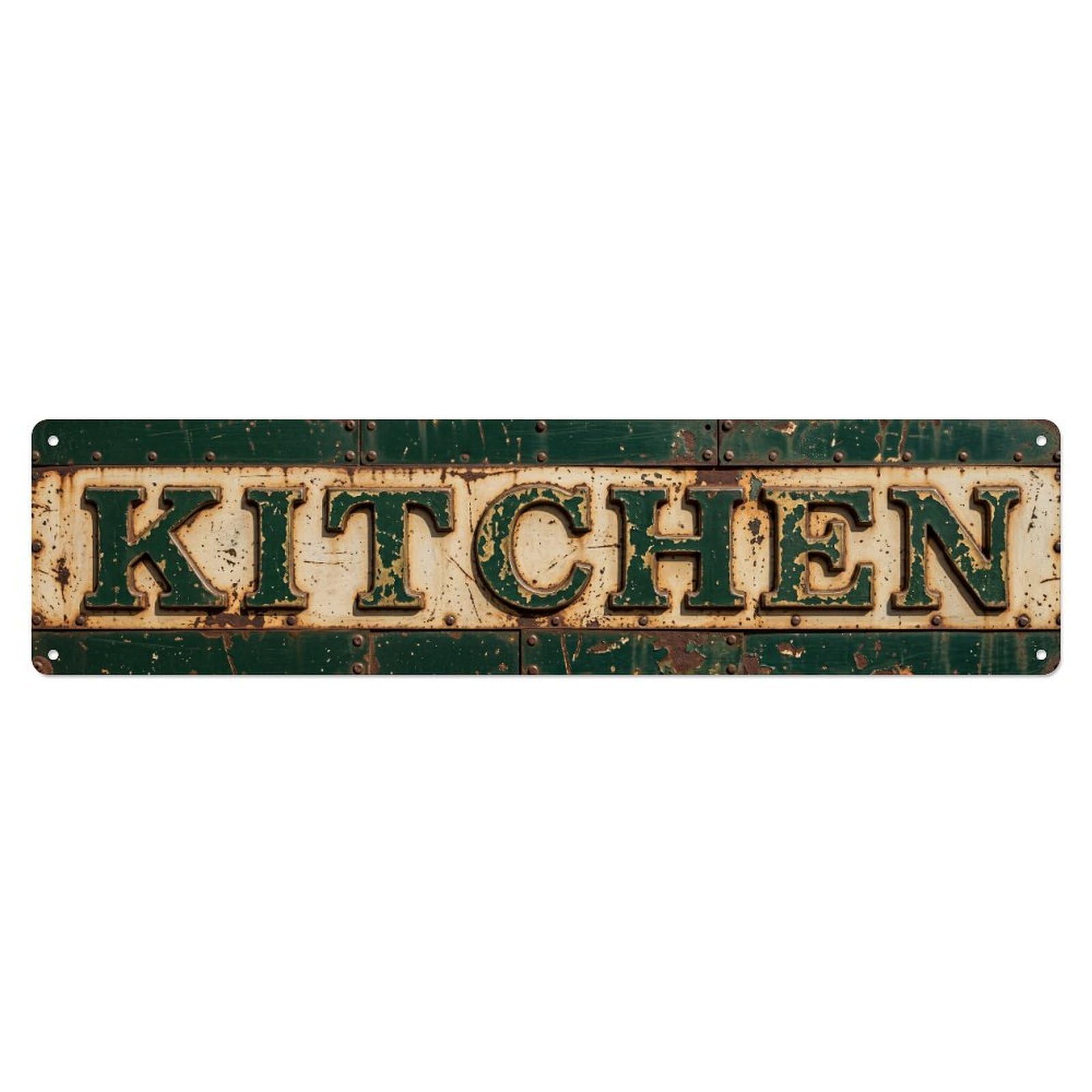 Kitchen Metal Tin Skinny Sign Plaque Wall Decor for Cafe, Club Bar, Office, Home Garden Metal Poster 4x16Inch
