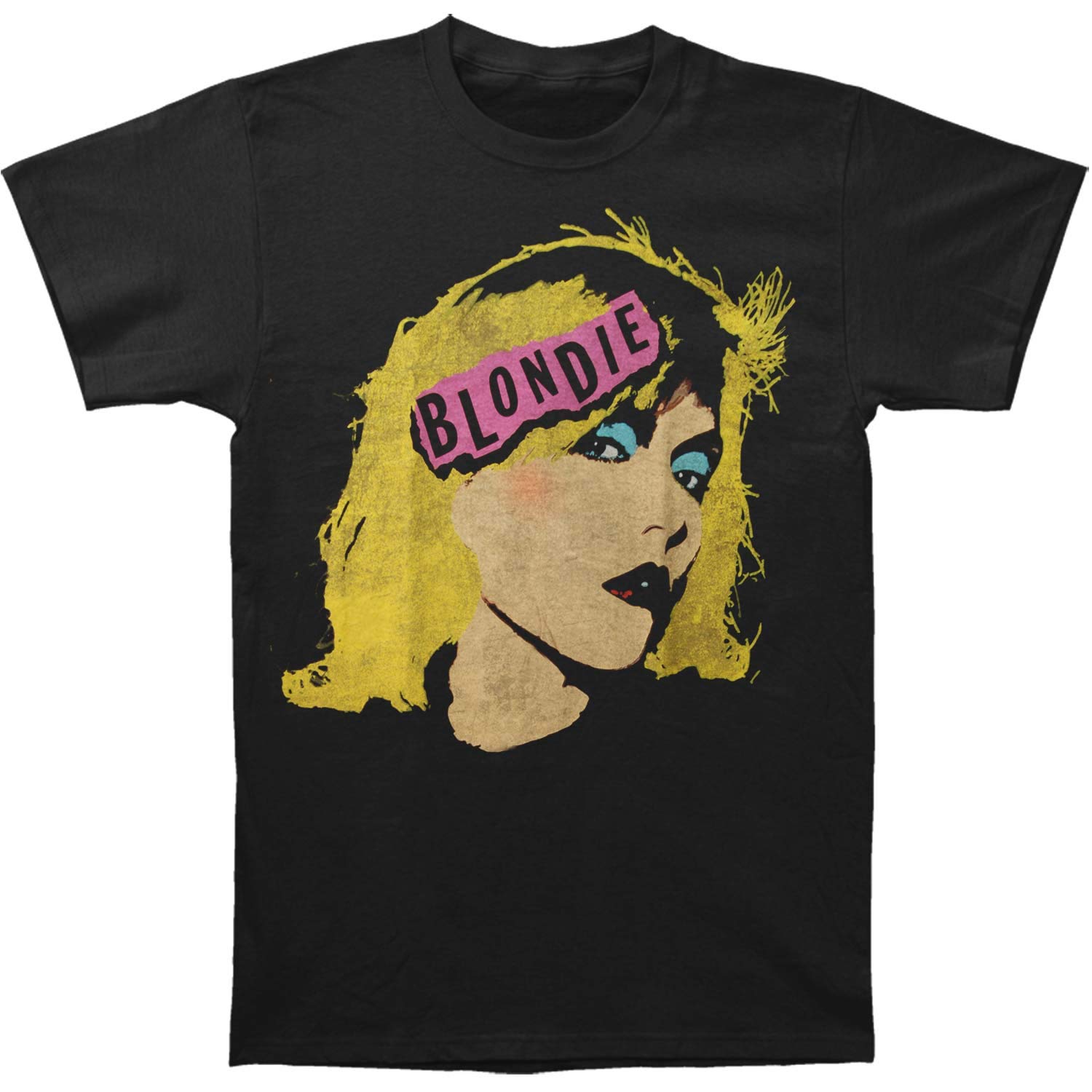 Rockoff Trade Men's Punk Logo T Shirt, Black, M UK