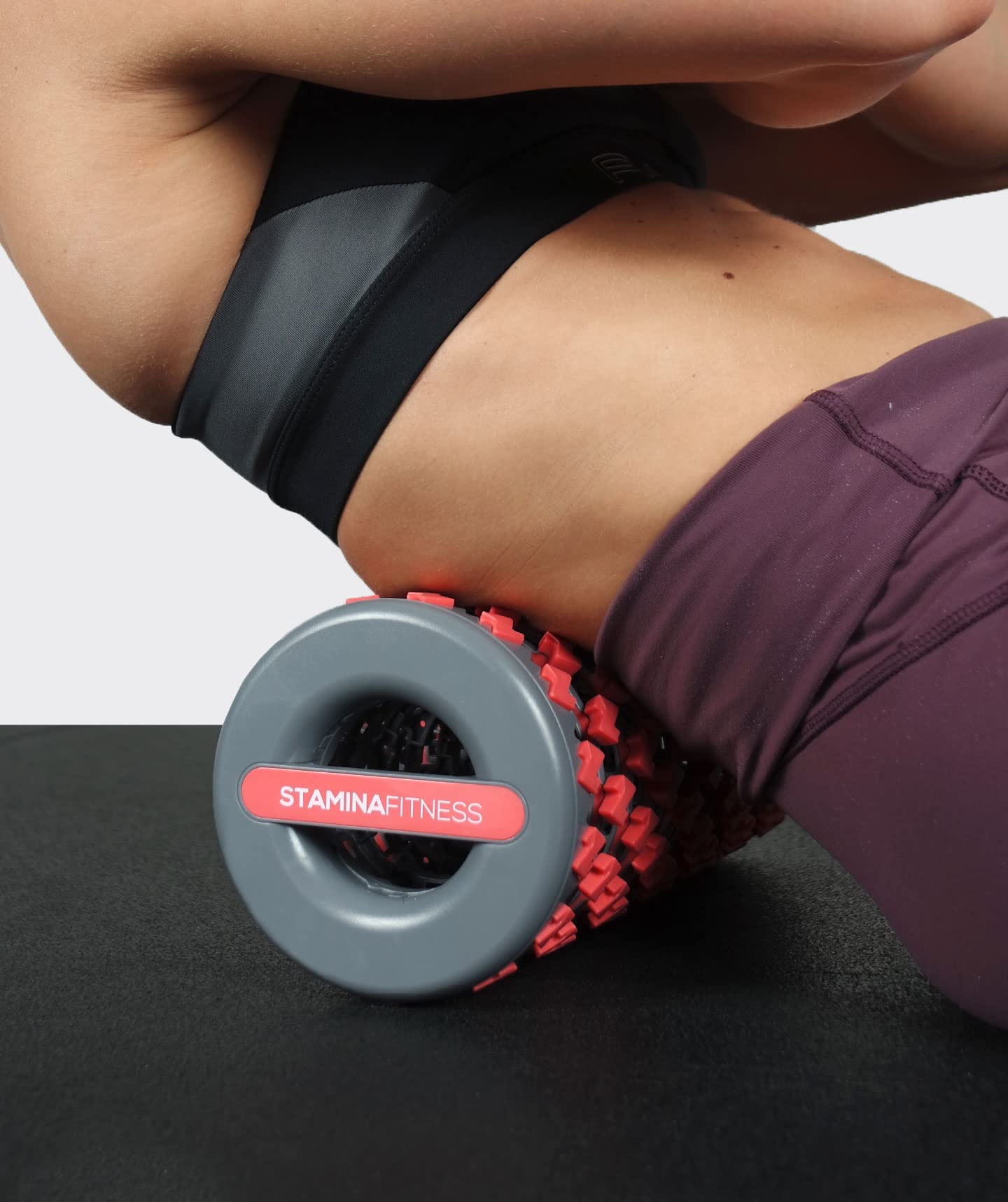 STAMINA FITNESS, Air Roller Unisex Adulto, Rojo, Único
