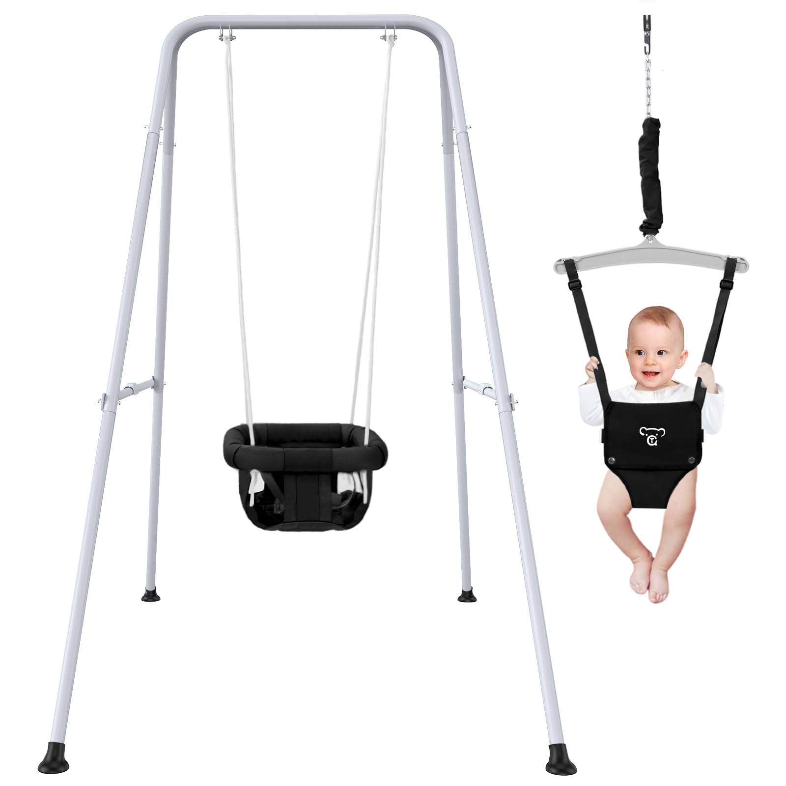 専用 BABY Amazon.com: 2 in 1 Baby Jumper with Swing - Indoor and
