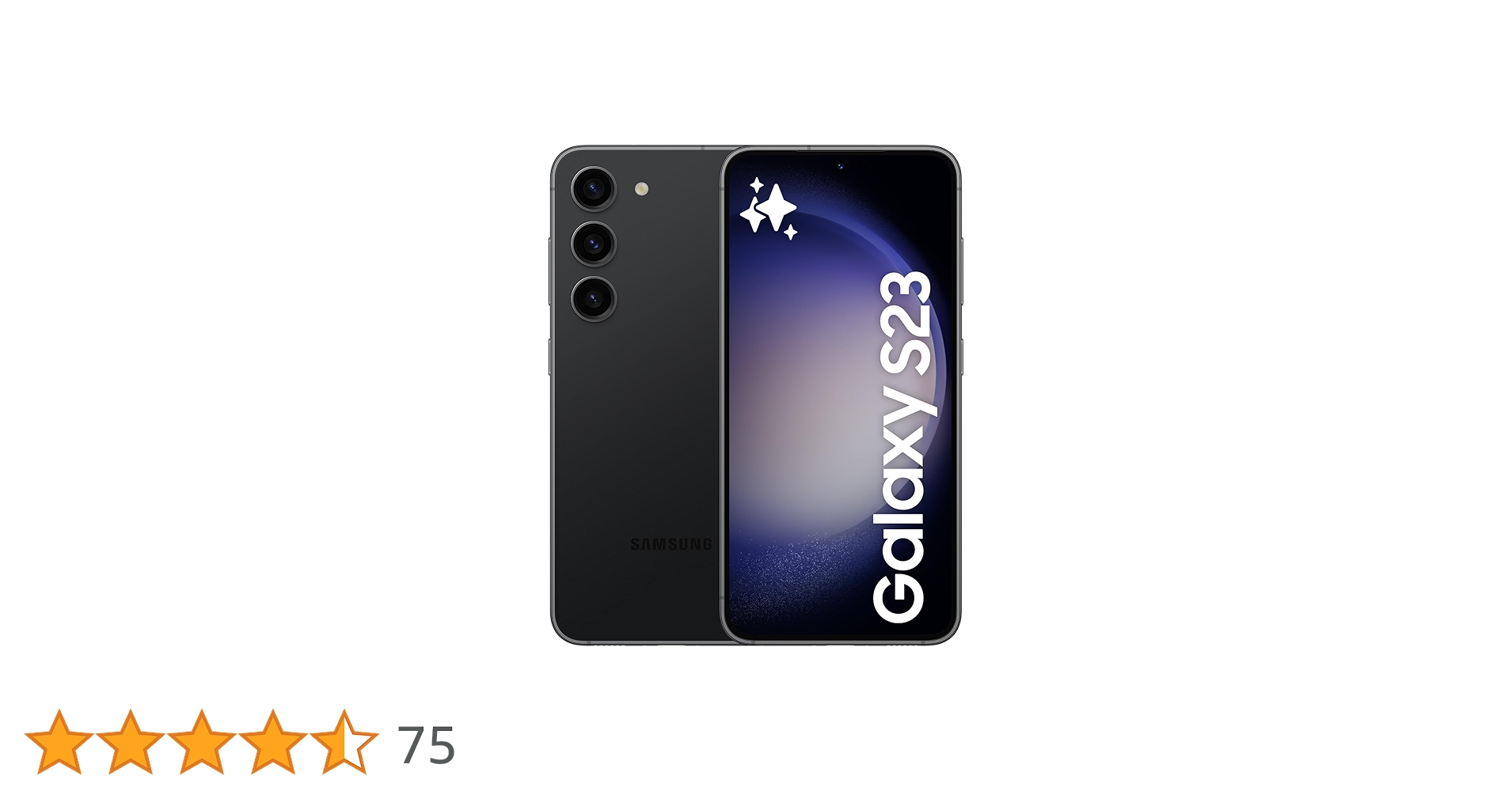 Samsung Galaxy S23 AI Smartphone 128GB, Phantom Black