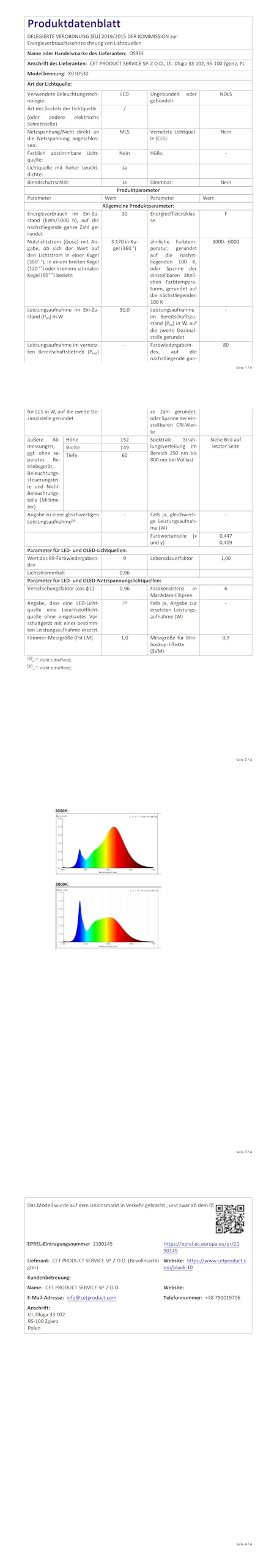 30W Fari LED PAR56 per Piscine, Lampada Piscina Non Dimmerabile 3000lm, Luce Piscinas IP68 Impermeabile Riempito di Resina per Piscinas in Cemento, 12V AC/DC, Bianco Freddo
