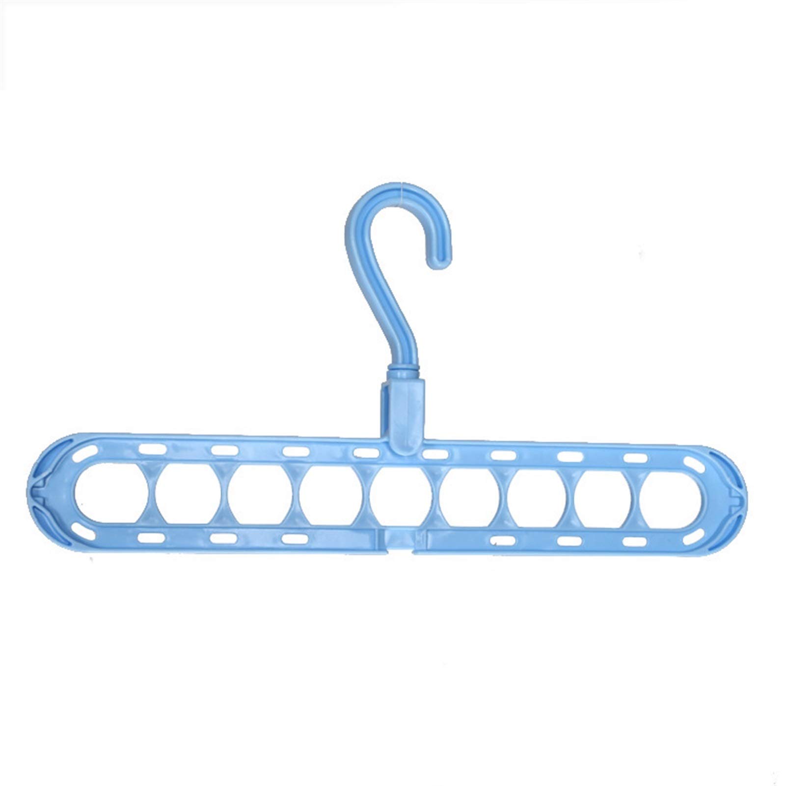 Xuchil Blue Clothes Hanger Organizer Closet Organizer Space Saving Hanger Multi-Port Magic Hanger Plastic Scarf Cabide Hangers For Clothes Trouser Hangers (Color : )