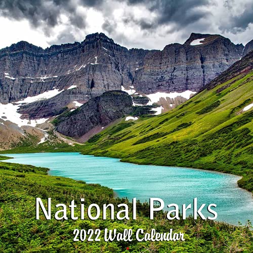 Blue Wolf Calendar Company National Park 2022 Monthly Wall Calendar with Four Bonus Months from 2021 12
