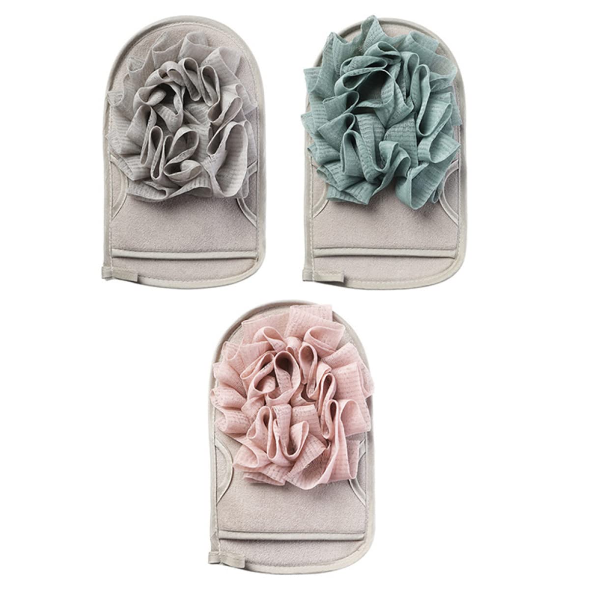 FRCOLOR 9pezzi Guanto Esfoliante Per Doccia Da Vari Guanti Per Bagno Pratici e Confortevoli Per Esfoliare La e Rimuovere Impurità Utilizzabili Per Igiene Quotidiana