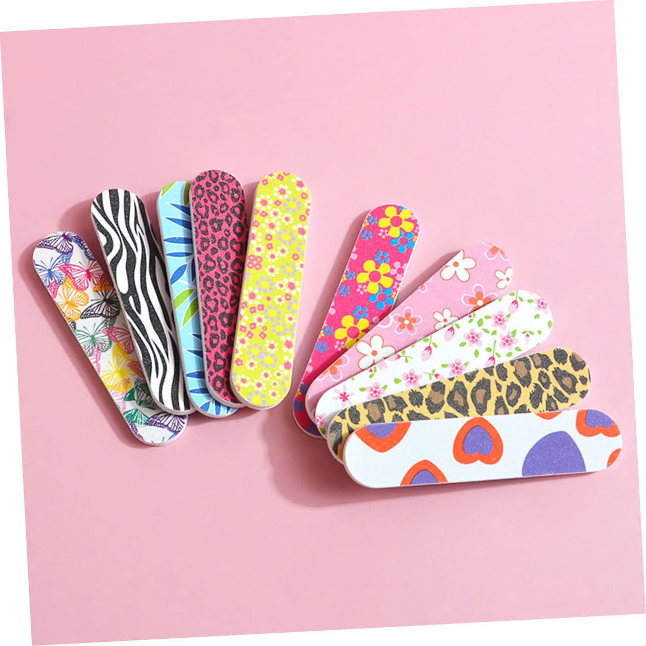 FOMIYES 240 Pezzi Lima Per Colorata Lima Per Lucidare Per Spugna Buffer Per Strisce Di Lima Per Pedicure Strumenti Per Lucidare Le Lima Per Lucidare Le