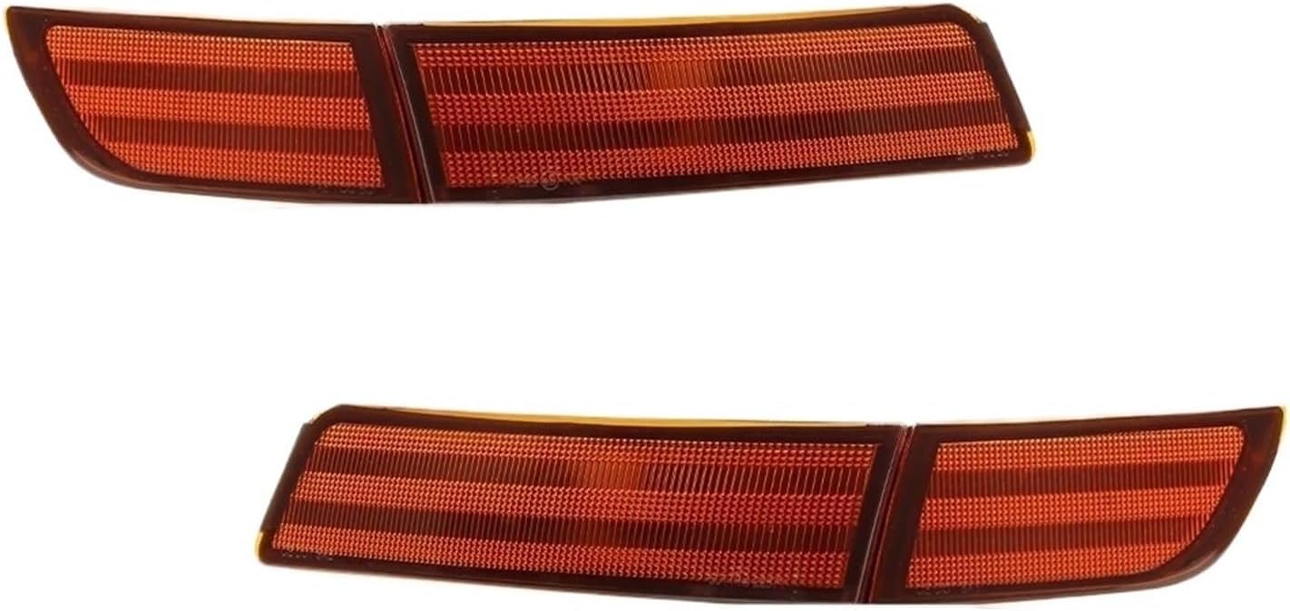 2Pcs Front Bumper Parking Light Side Marker Turn Signal Compatible With 1991-1995 TOYOTA MR2 / MR-2 SW20(Amber Lens)