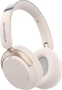 Monster Persona 3rd ANC Active Noise Canceling Headphones, Over-Ear Wireless Bluetooth Headphones with 6 Mics, 70H Playtime and 3 EQ Modes, Deep Bass, Foldable Comfort Design for Travel, White asin的图片