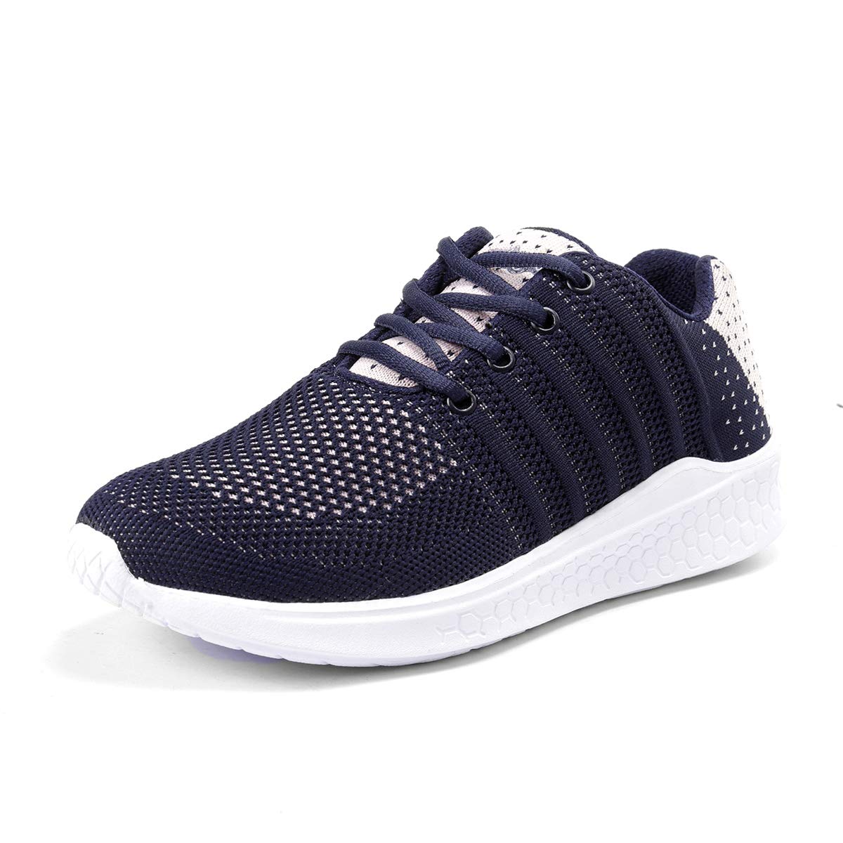 meriggiare® Women Fashion Sneakers Lightweight Sport Gym Jogging Casual Walking Air Cushion Athletic Tennis Running Sports Shoes-Blue & Baby Pink (B07SLM4628) Amazon Price History, Amazon Price Tracker