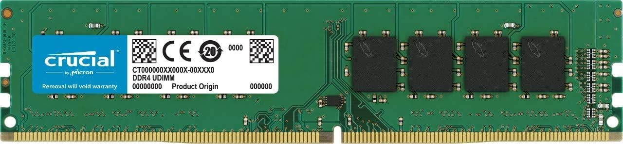 Crucial 16GB DDR4 2133MHz UDIMM Desktop RAM CT16G4DFD8213 - Perfettamente compatibile - Samsung originale - 10 anni di garanzia - PC4-17000 Non-ECC Memoria per ASUS MSI Gigabyte HP Dell Lenovo