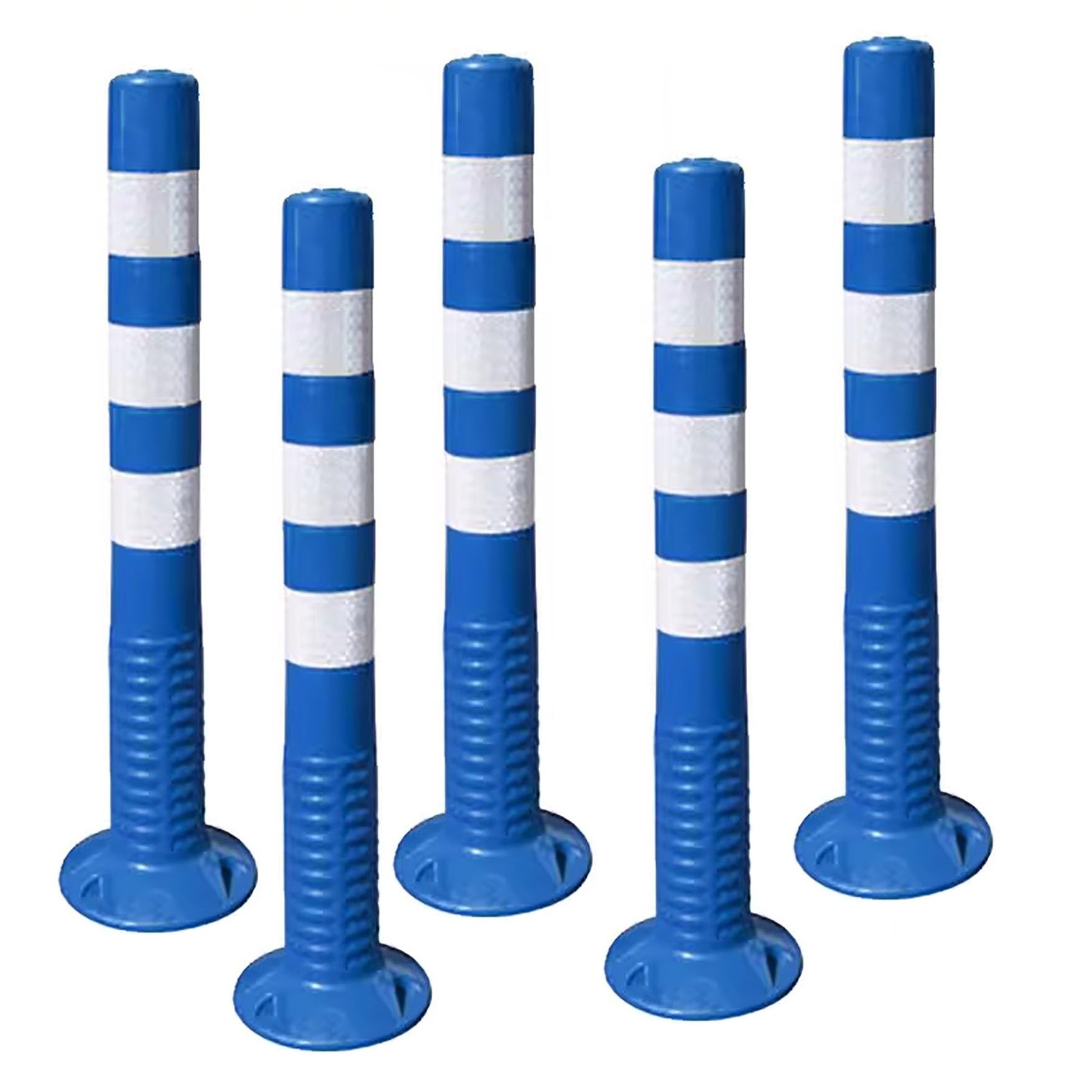 Bornes de sécurité pour allées et parkings résidentiels - Lot de 5 poteaux